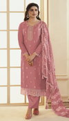 Shohini By Vinay Kuleesh Dola Silk Embroidery Designer Salwar Suits Wholesale Price In Surat
